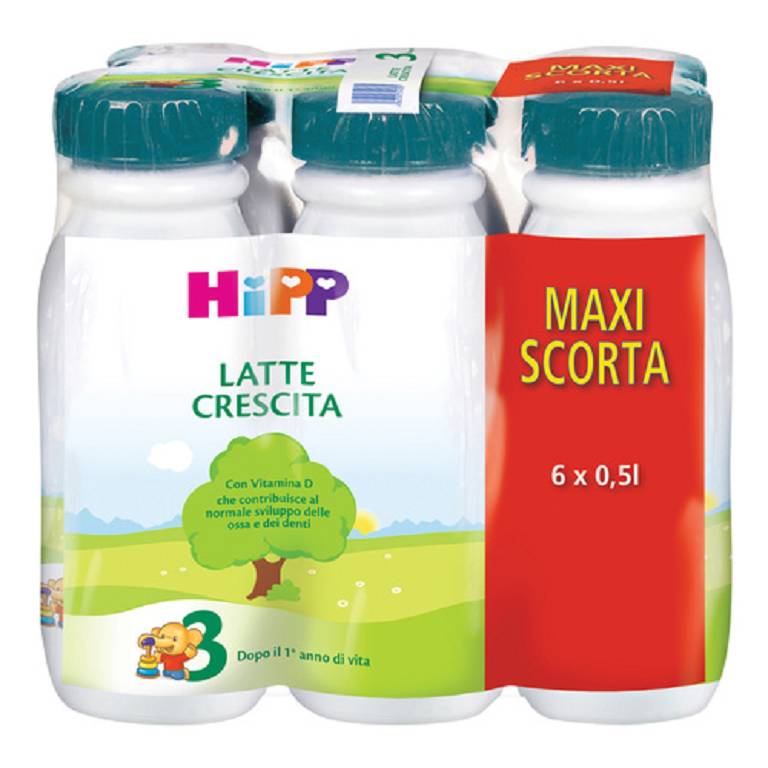 HIPP LATTE 3 CRESCITA 6X500ML