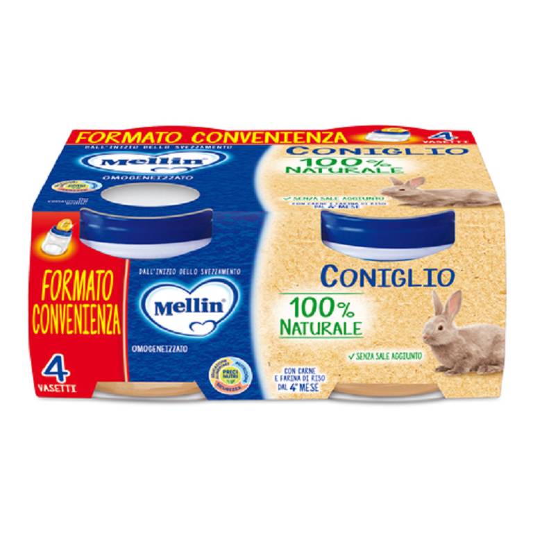 MELLIN OMOG CONIGLIO 4X80G