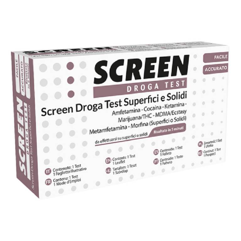 SCREEN DROGA TEST SUP/POLV 1PZ