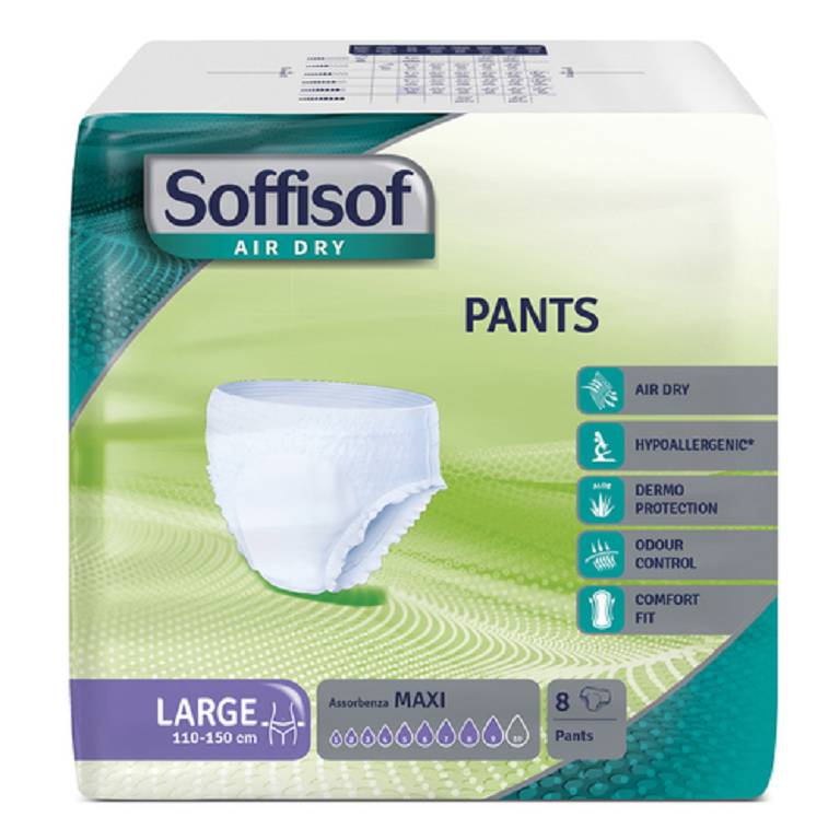 SOFFISOF AIR DRY PANTS MX L 8P